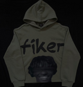GREY FIKER HOODIE