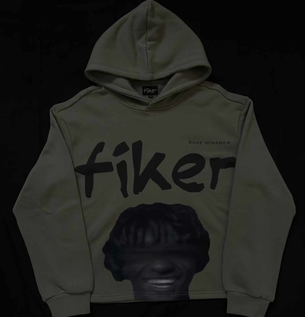 GREY FIKER HOODIE