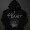 BLACK FIKER ZIP UP